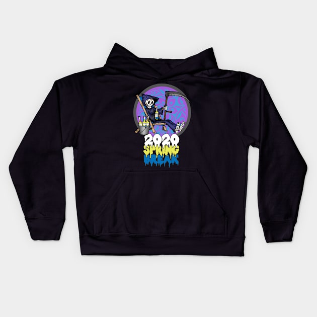 Spring Break Kids Hoodie by inkninja